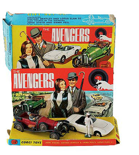 Marx Merry Makers: corgi toy gift set