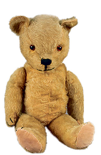 Buzz smaller: 1930 teddy bear