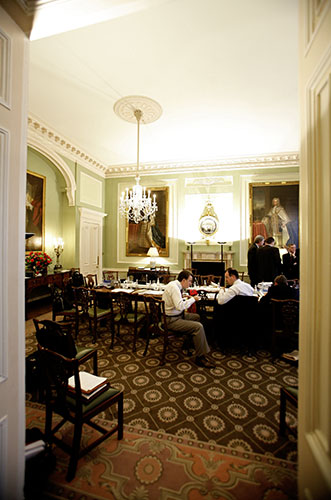 grace and favour houses: The interior of Carlton Gardens