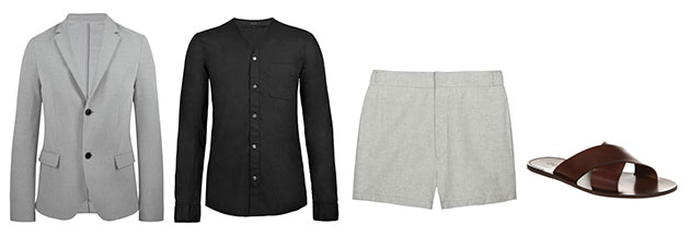 Key trends: tailoring: Short suit outfit