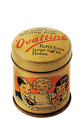 art nouveau poster: ovaltine tin