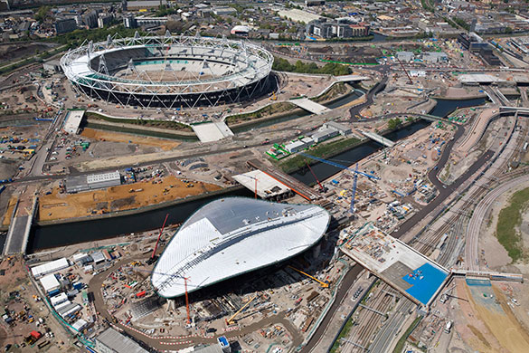 Olympics: new aerials on Olympic sites
