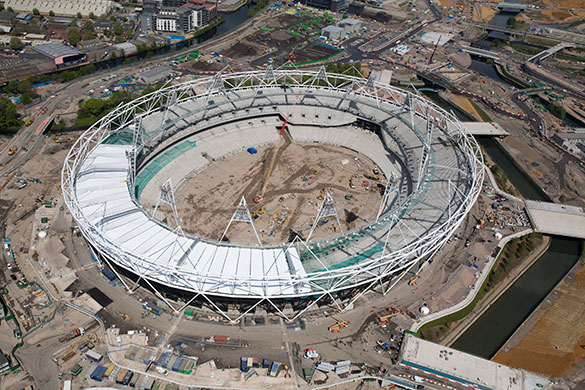 Olympics: new aerials on Olympic sites