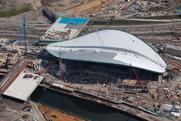 Olympics: new aerials on Olympic sites