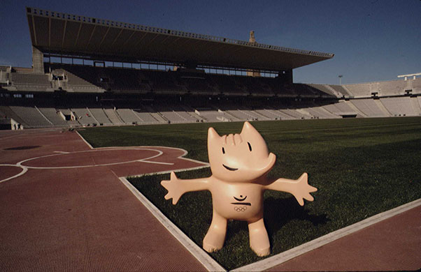 Olympic mascots: 1992 - Barcelona, Spain: 'Cobi' the dog olympic mascot