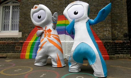London 2012 olympic mascots unveiled Conjured from Japanese comic books and 
