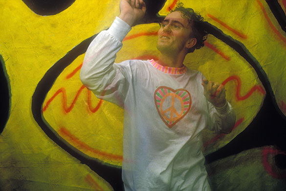 PYMCA: 1988: DJ Danny Rampling, dancing at Shoom, London