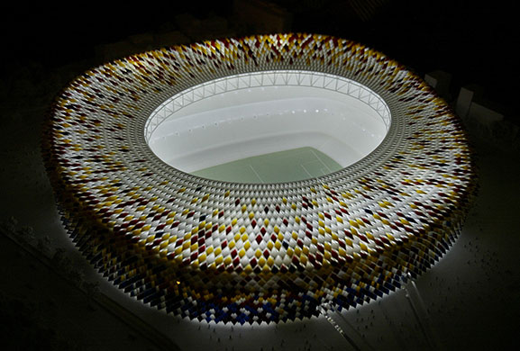 Norman Foster: The new Camp Nou Stadium scale model by English architect Norman Foster