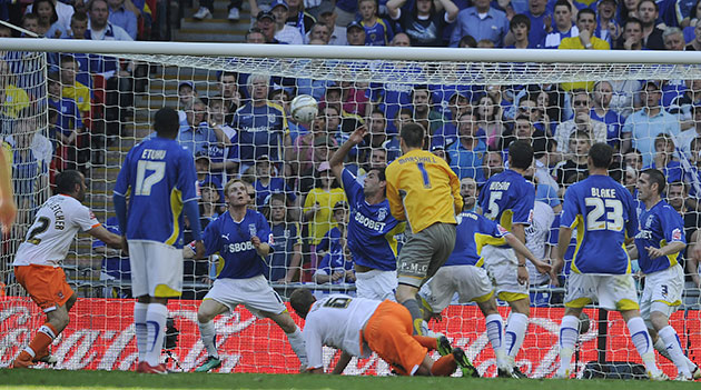 Play off Final: Taylor-Fletcher heads the equaliser to make it 2-2