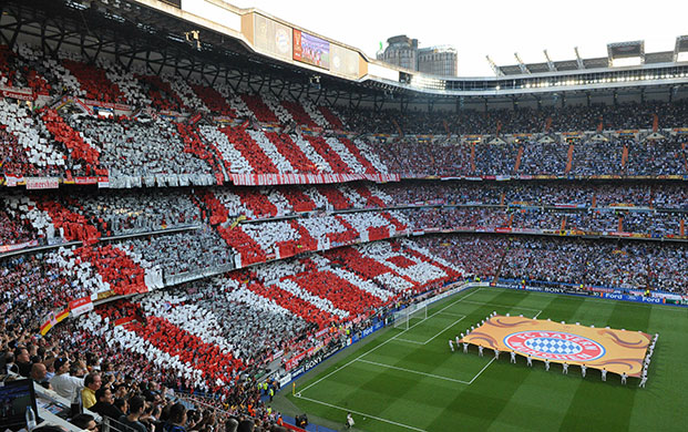 Champions League Final: The Bayern fans show their colours before kick off