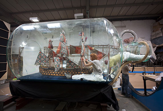 Nelson's Ship in a Bottle: Nelson's Ship in a Bottle by Yinka Shonibare