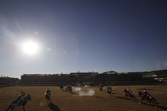 24 hours in pictures: Cavalhadas festival in Pirenopolis, Brazil