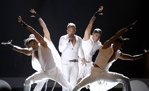 Eurovision semi one: Giorgos Alkaios and Friends from Greece perform their song OPA