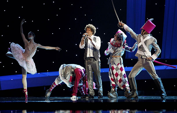 Eurovision semi one: Daniel Diges, Spain's entry for the Eurovision Song Contest 