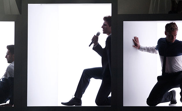 Eurovision semi one: Josh Dubovie from Britain performs That Sounds Good To Me