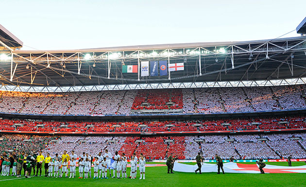 footy: England v Mexico