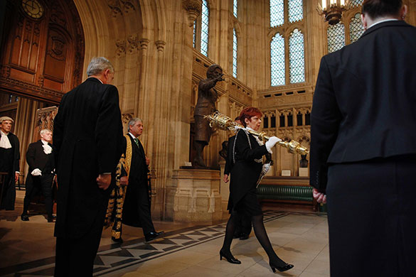 state opening: scenes from the State opening of Parliament 