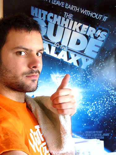 towel day: Nicolas M