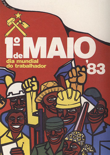 Protest posters: World Labour day poster 1983
