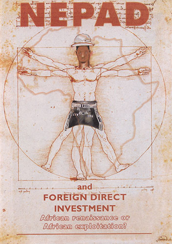 Protest posters: NEPAD and Foreign Direct Investment poster