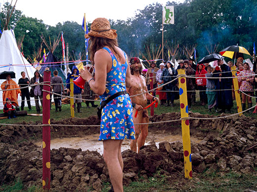 Pop Music festivals: Mud-Wrestling Takes Off