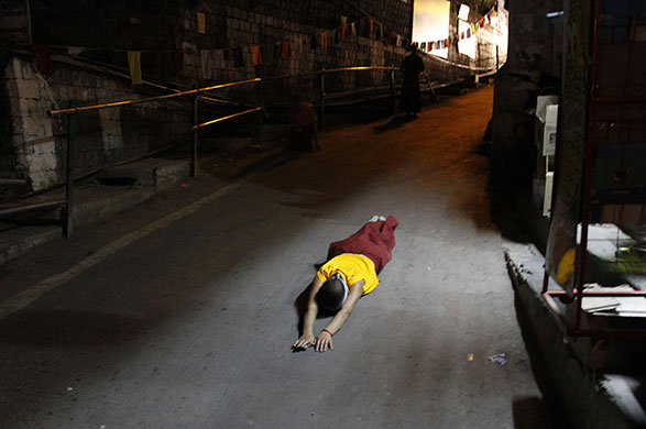 24 hours in pictures: Buddha Jayanti in Dharmsala, India