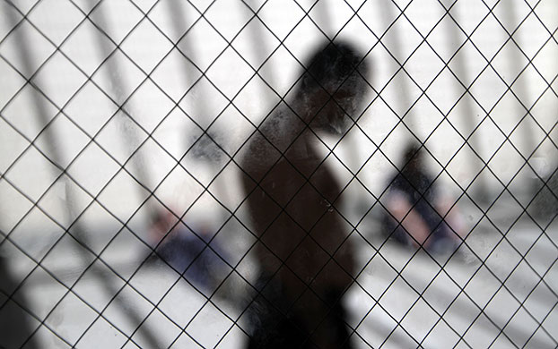 24 hours in pictures: Otay Mesa immigration detention centre in San Diego, USA