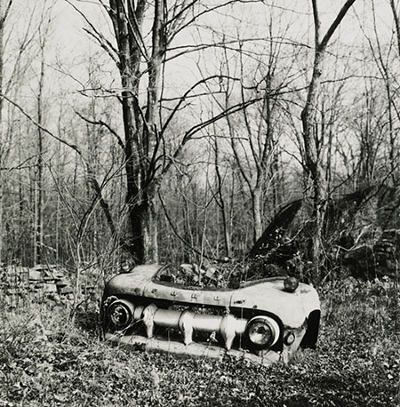 Polaroid Collection: Junked Car, Old Lyme, Connecticut
