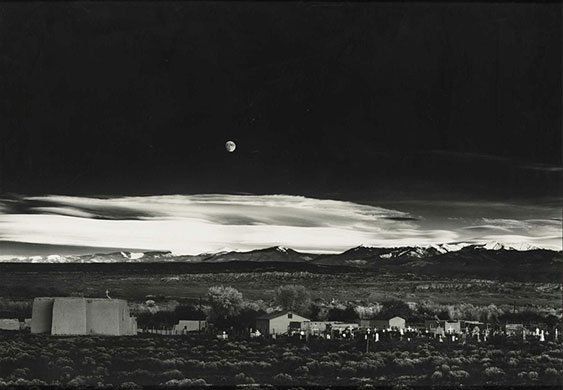 Polaroid Collection: Moonrise, Hernandez, New Mexico