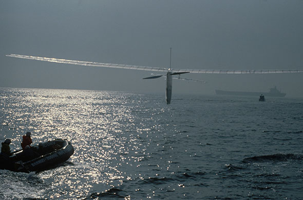 Channel crossings: 1979: Bryan Allen makes aviation history 