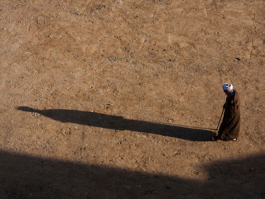 in pictures: morning: Man in Morocco