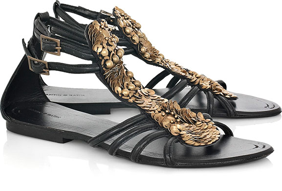 Key trends: embellishment: Sandals