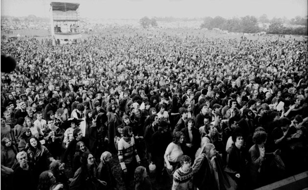 Glastonbury at 40: Photo of CROWDS