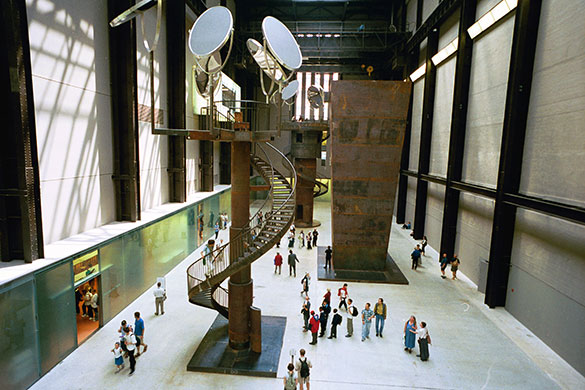 Sculptures at the Tate Modern art gallery in London