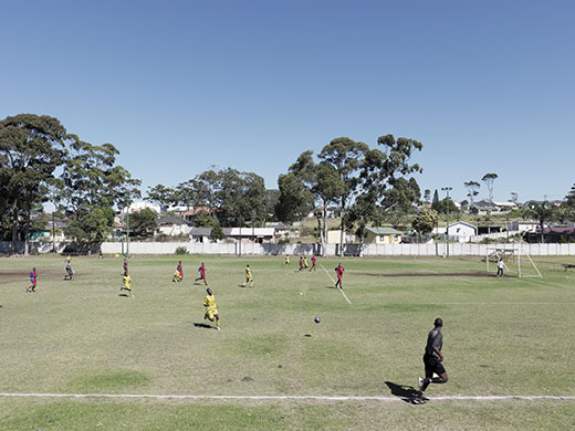 SA: Grass roots football: East London, Eastern Cape, where Cameron Gahler (previous page) plays