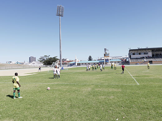 SA: Grass roots football: Jan Smuts Stadium, East London, Eastern Cape