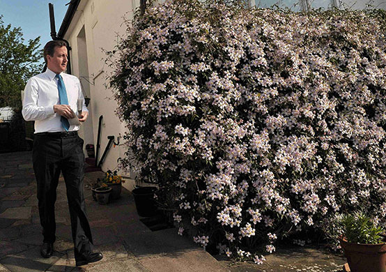 Election 4 May: David Cameron delivers leaflets in north London