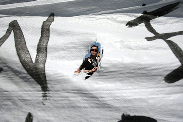 Greece: People demonstrate in the centre of Thessaloniki