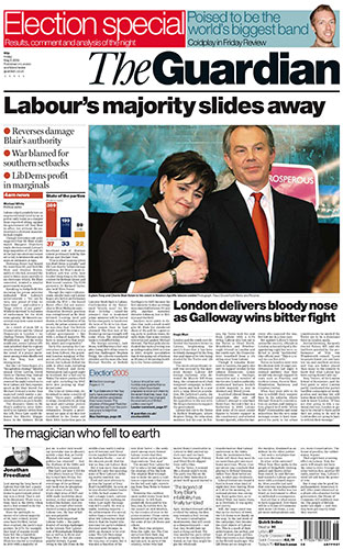 General election fronts: x17 - 2005