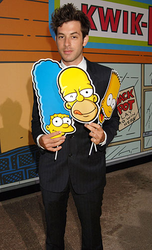 celeb style: Ronson: 'The Simpsons Movie' film premiere, O2 Arena, London, Britain - 25 Jul 2007