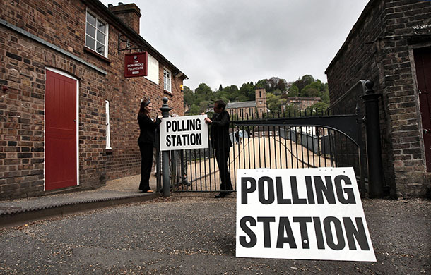 Daily election 2: Telford and Wrekin Council prepare a polling station