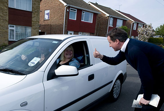 David Cameron Campaigning: David Cameron's 24-hour campaign