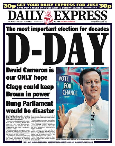 Election Day Papers: Election Day Front Pages