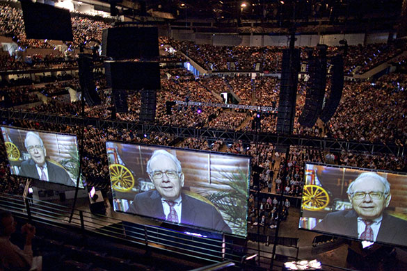 Week in business: Warren Buffett appears in a video message to shareholders