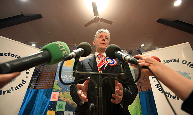 Election results: A dejected DUP leader Peter Robinson