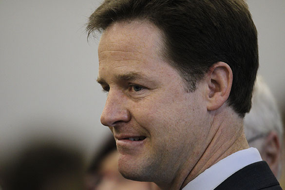 Election results: Liberal Democrat leader Nick Clegg at his count in Sheffield 