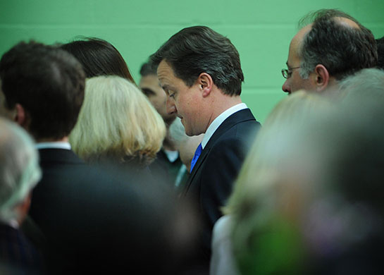 Election results: Conservative Party leader David Cameron in Witney 