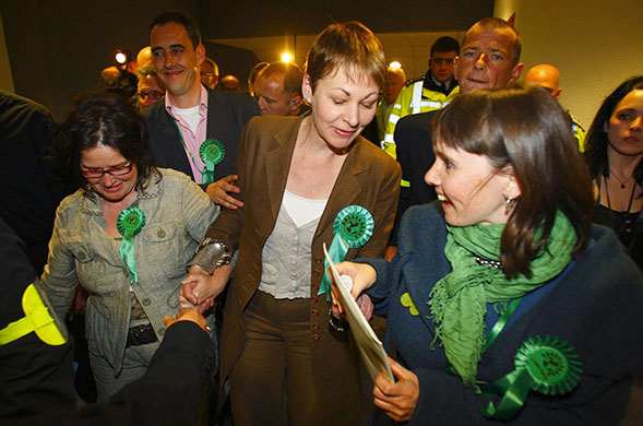 Election results: Caroline Lucas celebrates
