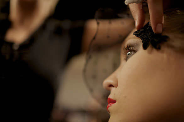 24 hours in pictures: Buenos Aires, Argentina: A model backstage
