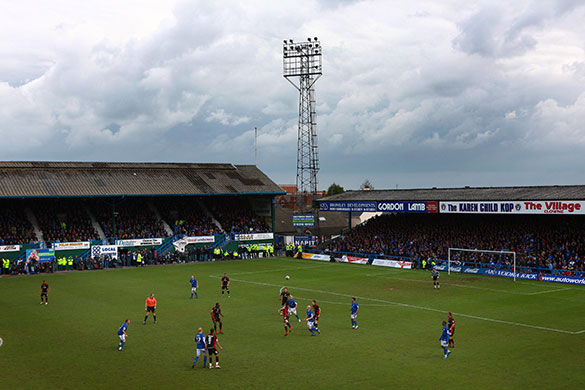 Chesterfield : The home side are on the attack